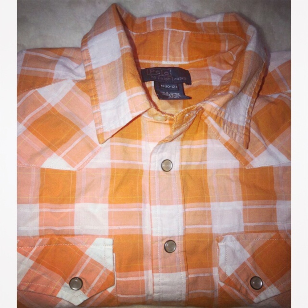 Boys Ralph Lauren Short Sleeve Western Shirt - Picture 2 of 6